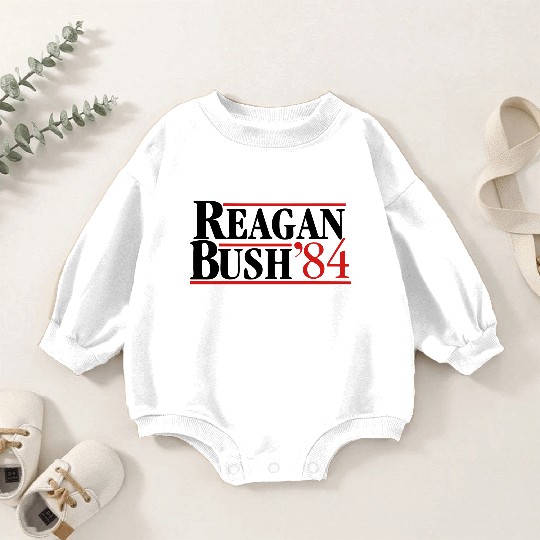 Reagan Bush '84 Baby Romper Sweatshirts