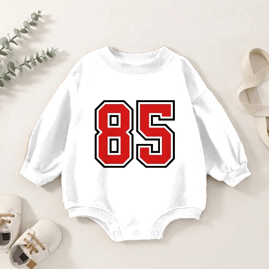 85 sports jersey football number Baby Romper Sweatshirts