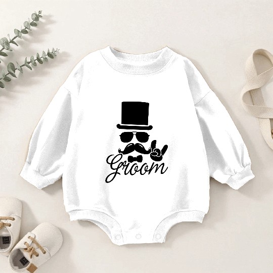 Groom Wedding Marriage Stag do night bachelor Baby Romper Sweatshirts