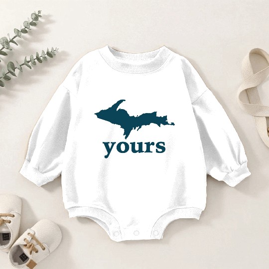 Up Yours Michigan Funny Upper Peninsula Apparel Baby Romper Sweatshirts