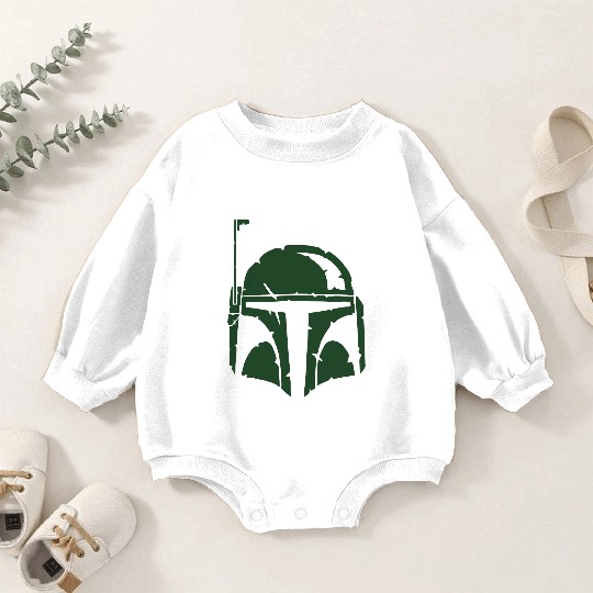 Boba Fett Helmet Worn Baby Romper Sweatshirts