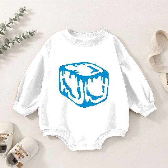 Ice Cube Design Baby Romper Sweatshirts