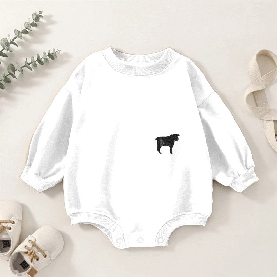 Many White Sheep: One Black Sheep Baby Romper Sweatshirts