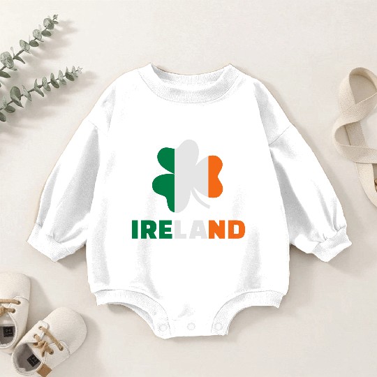 Ireland Baby Romper Sweatshirts