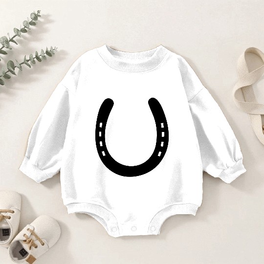 Horseshoe Baby Romper Sweatshirts
