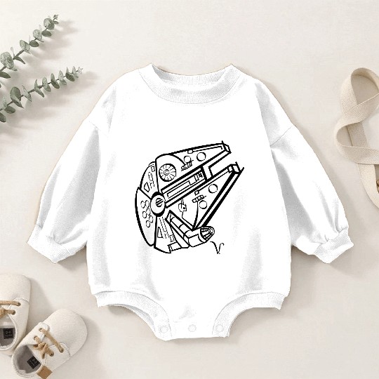 Millennium Falcon [Artist Rendering 4] Baby Romper Sweatshirts