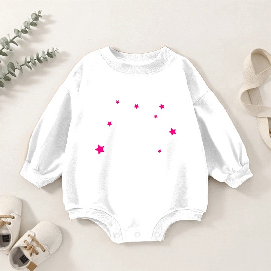 Stars, Pink, Bling Bling Baby Romper Sweatshirts
