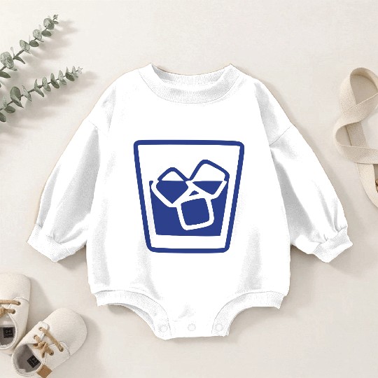 Alcohol and Ice Baby Romper Sweatshirts