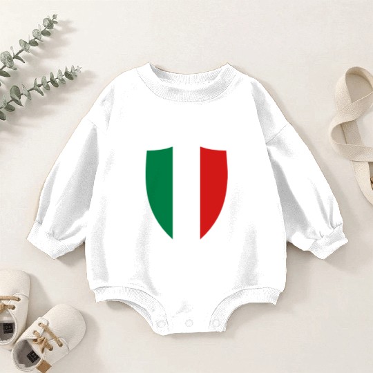 Italy Shield Baby Romper Sweatshirts