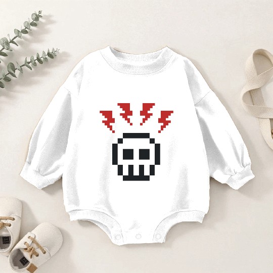 Bobba angry sculls Baby Romper Sweatshirts