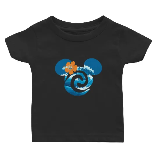 Moana Baby T Shirts, Disneyworld Baby T Shirts, Disney Princess Baby T Shirts, Moana Mickey Ears Baby T Shirts