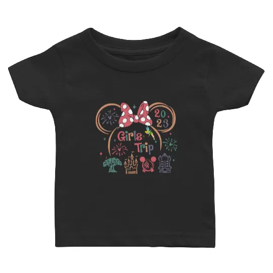 Disney Girls Trip 2023  Baby T Shirts, Besties Trip 2023 Baby T Shirts