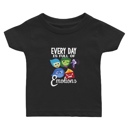 Disney Pixar Inside Out Every Day Emotions  Disney Family Trip Gift Unisex Baby T Shirts