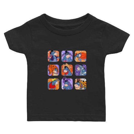 Retro Disney Eeyore Mummy Witch Halloween Moods Baby T Shirts