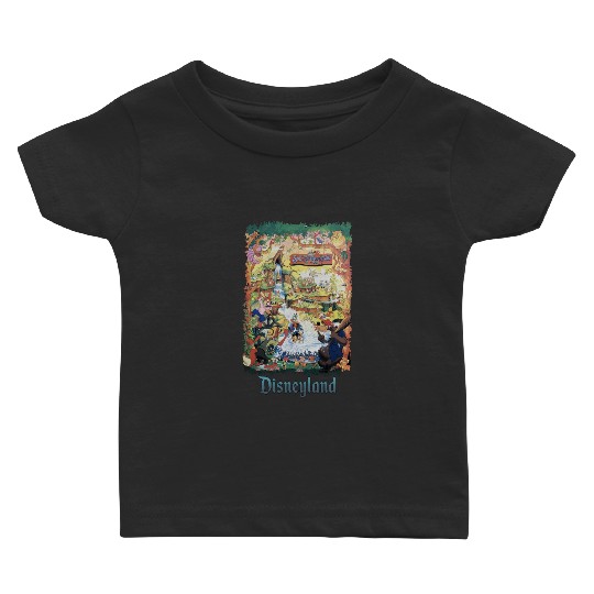 Retro Disneyland Splash Mountain | Disney Characters Splash Mountain Baby T Shirts