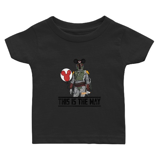 This Is The Way Mandalorian Baby T Shirts Disney Mickey Mouse Ears Baby T Shirts