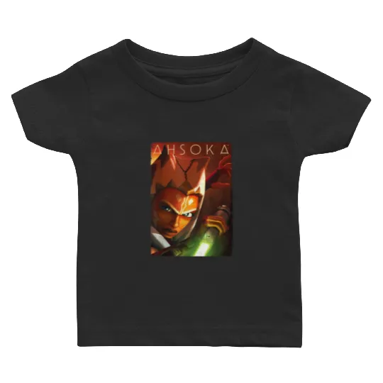 Ahsoka Tano Baby T Shirts, Power of the Galaxy Lightsaber Baby T Shirts, Disney Star Wars Baby T Shirts