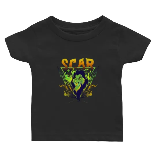 Disney The Lion King Villains Rock Band Scar Baby T Shirts, Disney Birthday Baby T Shirts