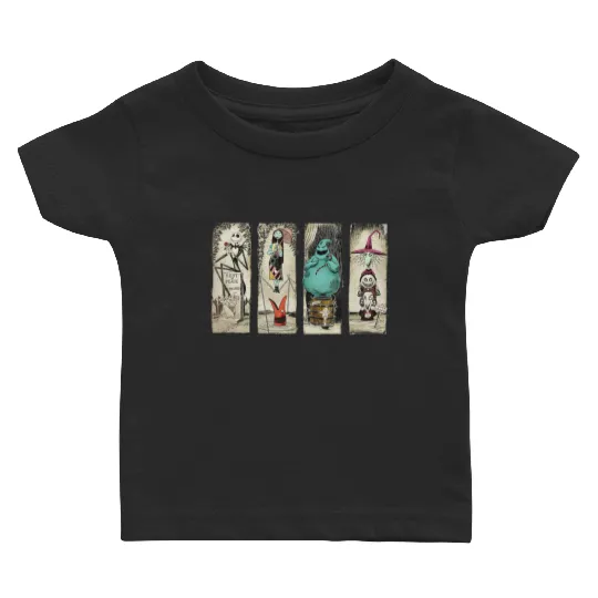 Retro Haunted Mansion The Nightmare Before Christmas Baby T Shirts, Disney Halloween  Baby T Shirts