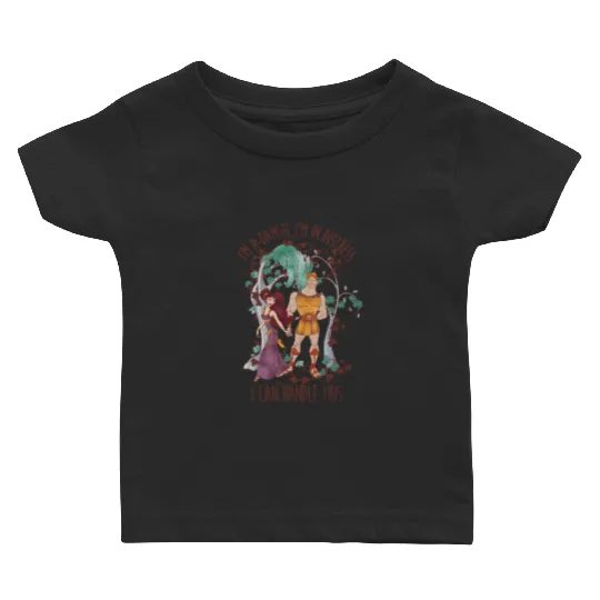 Retro Disney Hercules Meg I'm In Distress I Can Handle This Baby T Shirts