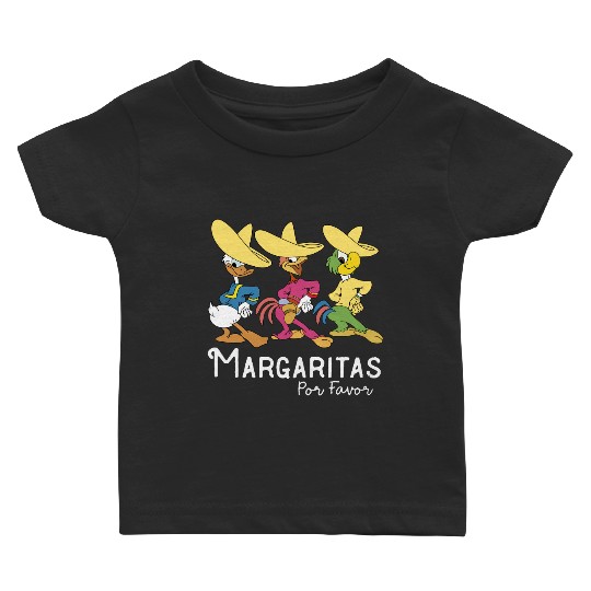 Retro Margaritas Por Favor Colors Baby T Shirts, Vintage Disney Margarita Baby T Shirts