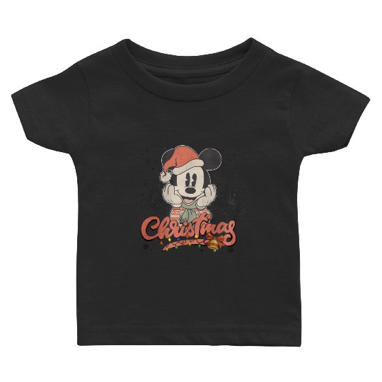 Discover Vintage Mickey Christmas Baby T Shirts, Retro Disney Christmas Baby T Shirts
