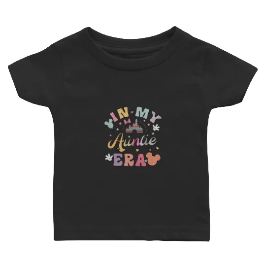 In My Auntie Era Baby T Shirts, Disney Aunt Baby T Shirts, Ears Baby T Shirts for Auntie