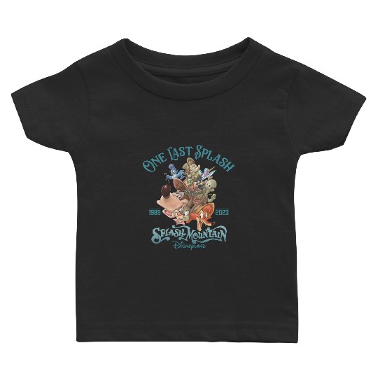 Disney Splash Mountain One Last Splash Unisex Baby T Shirts 1989 - 2023