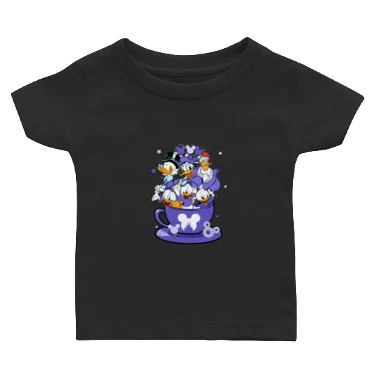 Disney DuckTales Group Tea Cup Balloon Baby T Shirts, Disney 100 Years Of Wonder Baby T Shirts