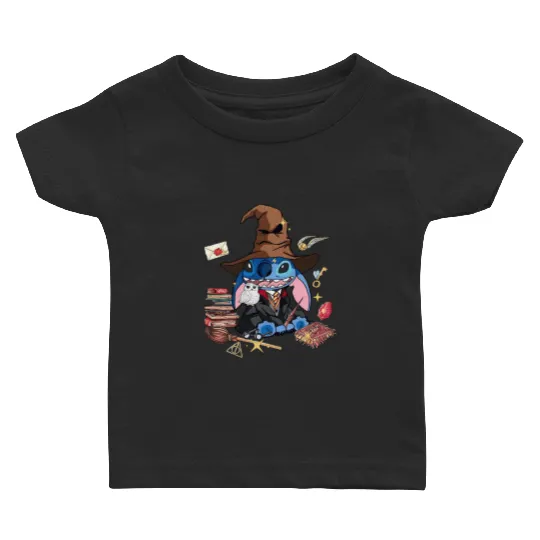 Stitch Witch Disney Trip Wizard Harry Potter Universal Studios Baby T Shirts, Stitch Lover Gift