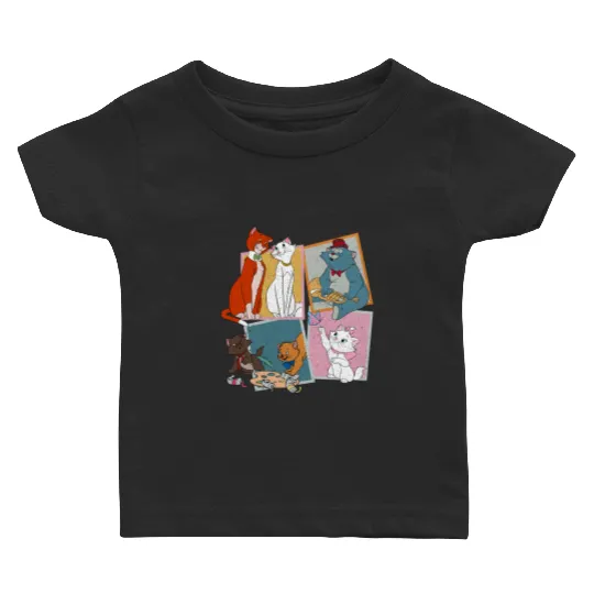 Disney The Aristocats Group Characters Baby T Shirts