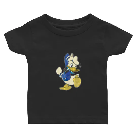 Disney Ducktales Donald Duck Baby T Shirts, Donald Vintage Retro 90s Style Baby T Shirts