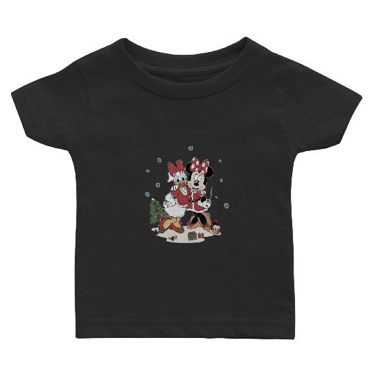 Vintage Minnie Daisy Christmas Baby T Shirts, Disney Christmas Baby T Shirts, Christmas Besties, Christmas Vacation Baby T Shirts Men Women