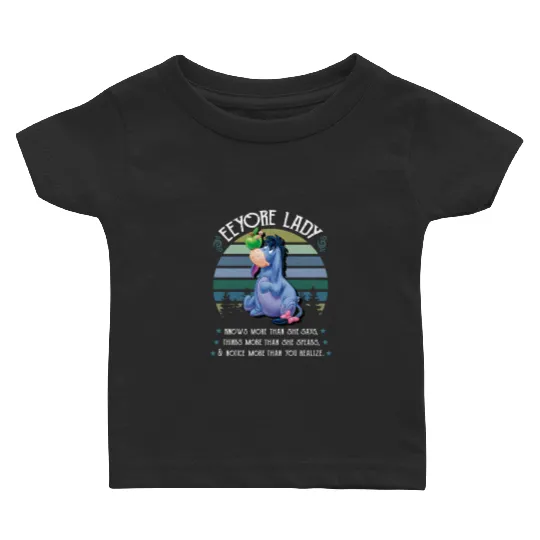 Christmas Gift, Eeyore Baby T Shirts, Eeyore Unisex Baby T Shirts, Disney Eeyore Baby T Shirts