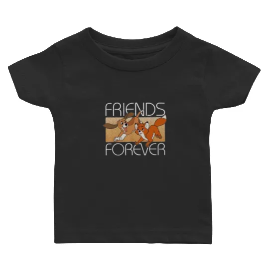 Friend Forever - Hound Tod & Copper Baby T Shirts, The Fox and The Hound Baby T Shirts, Disney Best Friend Baby T Shirts, Disney 2023 Baby T Shirts, Gift Ideas
