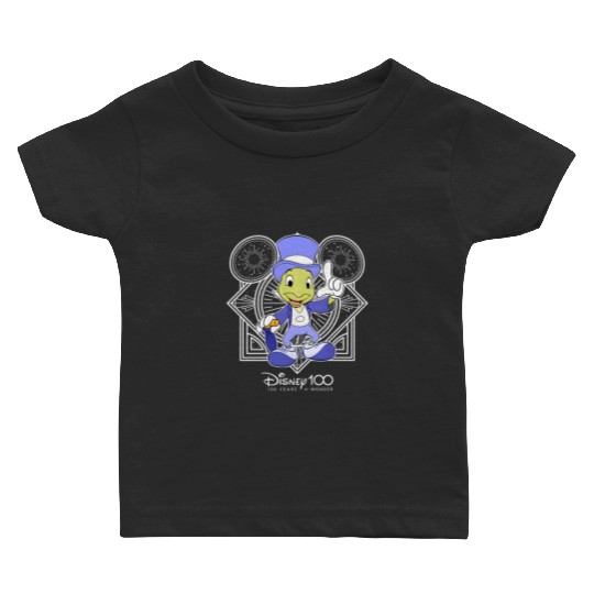 Disney Jiminy Cricket Portrait Disney 100 Years of Wonder Baby T Shirts