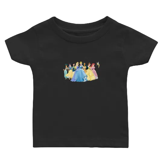 Discover Disney Princess Ariel, Pocahontas, jasmine, snow white, Cinde, Fiona, Tinkerbell Mug Baby T Shirts