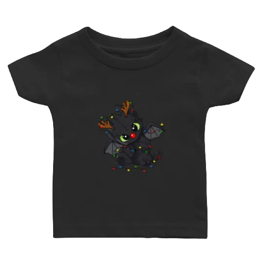 Disney Toothless Christmas Lights Baby T Shirts