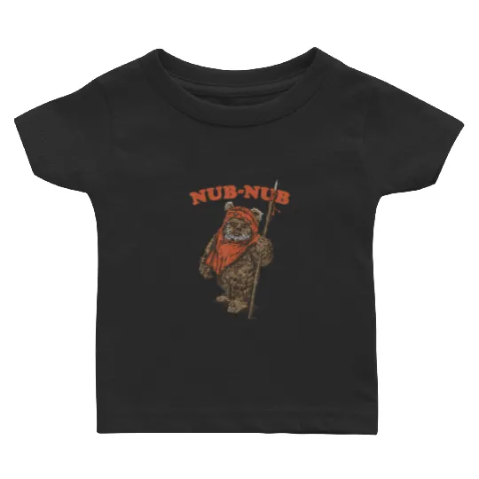 Disney Star Wars Baby T Shirts, Vintage Nub-Nub Ewok Camp Baby T Shirts, Wicket Ewoks Baby T Shirts, Forest Summer Camp Baby T Shirts