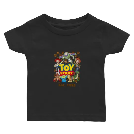 Vintage Disney Pixar Toy Story 1995 Characters Baby T Shirts, Disneyworld Baby T Shirts, Disneyland Baby T Shirts