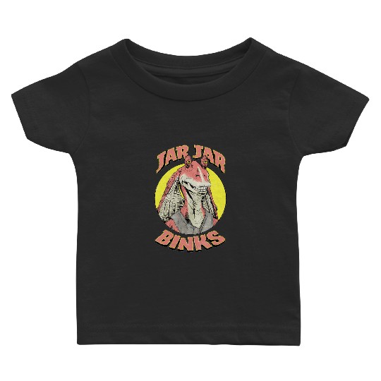 Retro Team Jar Jar Binks Funny Star Wars Fan  Baby T Shirts, Vintage Star Wars Galaxy's Edge Baby T Shirts, Disneyworld Baby T Shirts