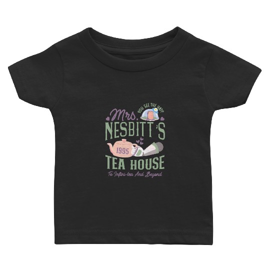 Disney T.oy Stor.y Buzz Lightyear Mrs. Nesbitts Tea House 1995 Baby T Shirts