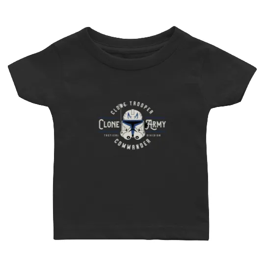 Star Wars Rex Clone Wars Clone Army Commander Emblem Baby T Shirts, Vintage Disney Star Wars Baby T Shirts, Clone Trooper Star Wars Baby T Shirts