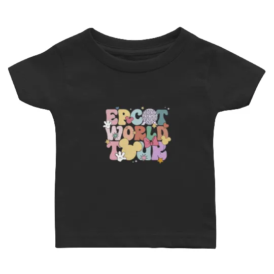 Epcot World Tour Baby T Shirts, Disney Epcot World Tour Baby T Shirts