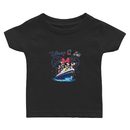 Disney Cruise Family Vacation 2023 Baby T Shirts, Disney Cruise Group Baby T Shirts