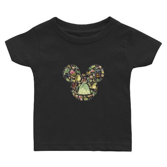 Disney Princess Baby T Shirts, Tiana Baby T Shirts, Princess Mickey Head, Disneyland Trip Baby T Shirts