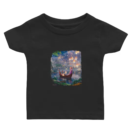 Vintage Disney Tangled Rapunzel Floral  Color Baby T Shirts, Retro Disney Princess Baby T Shirts, Princess Rapunzel Flynn Rider, Lost Princess Baby T Shirts