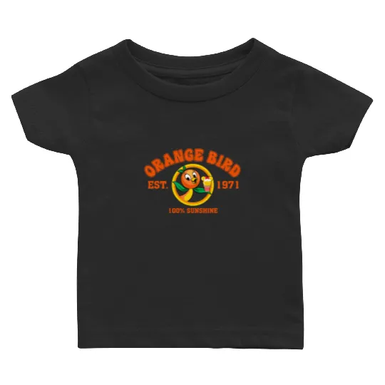 Orange Bird Sunshine Baby T Shirts, Disney Orange Bird Baby T Shirts, Beach Baby T Shirts
