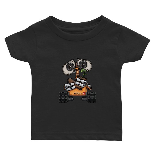 Cute Wall-E Baby T Shirts, Disney Pixar Wall-E, Wall E Cartoon Baby T Shirts, Disney Wall-e Baby T Shirts