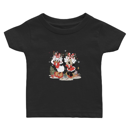 Minnie And Daisy Christmas Disney Baby T Shirts